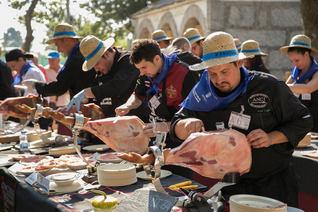 Feira do xamón en A Cañiza