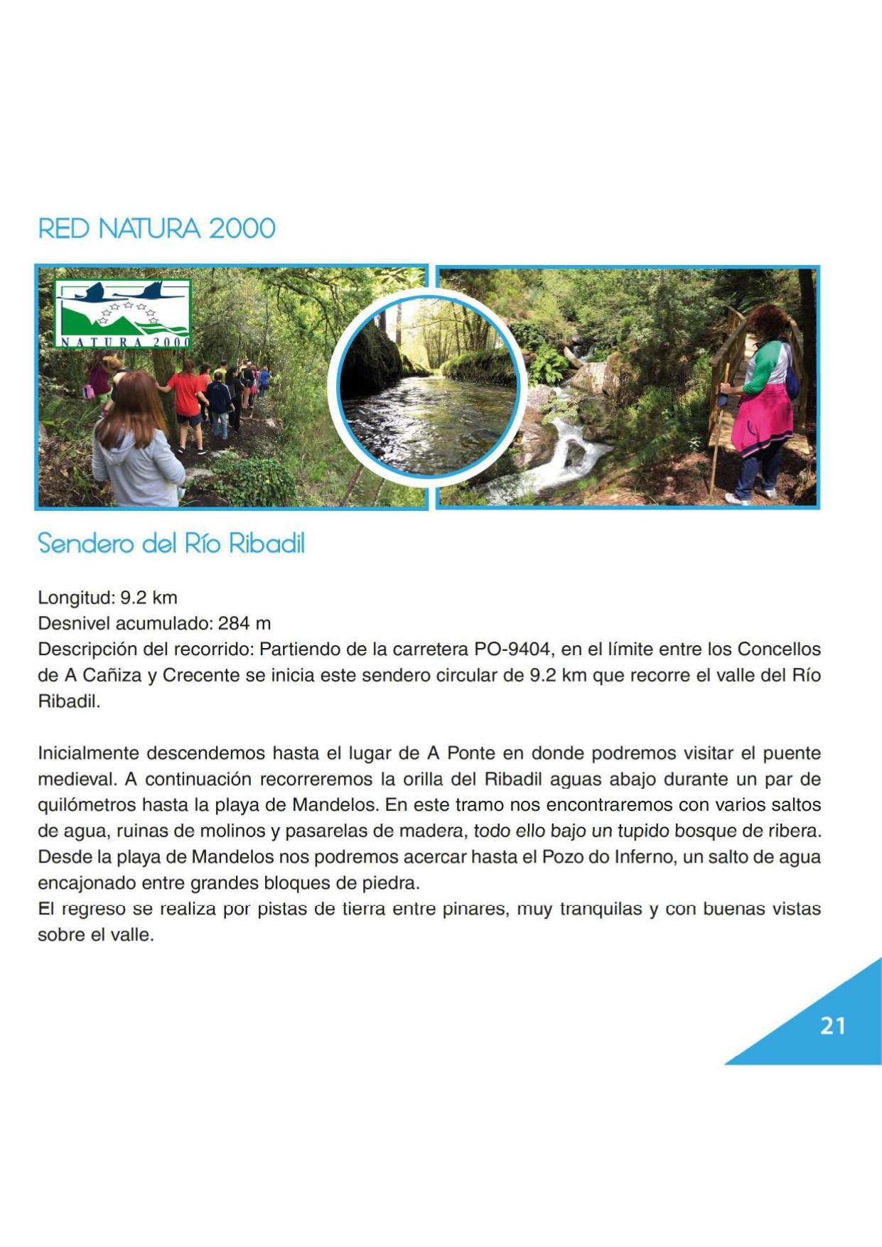 Senderos y ruta de A Cañiza
