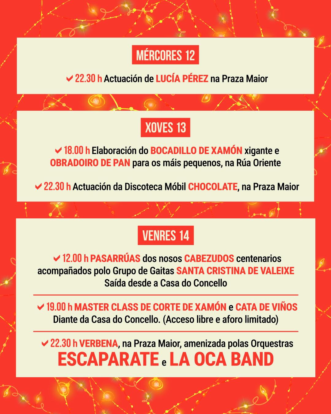 A Caniza presenta a 60ª edición da súa Feira do Xamón