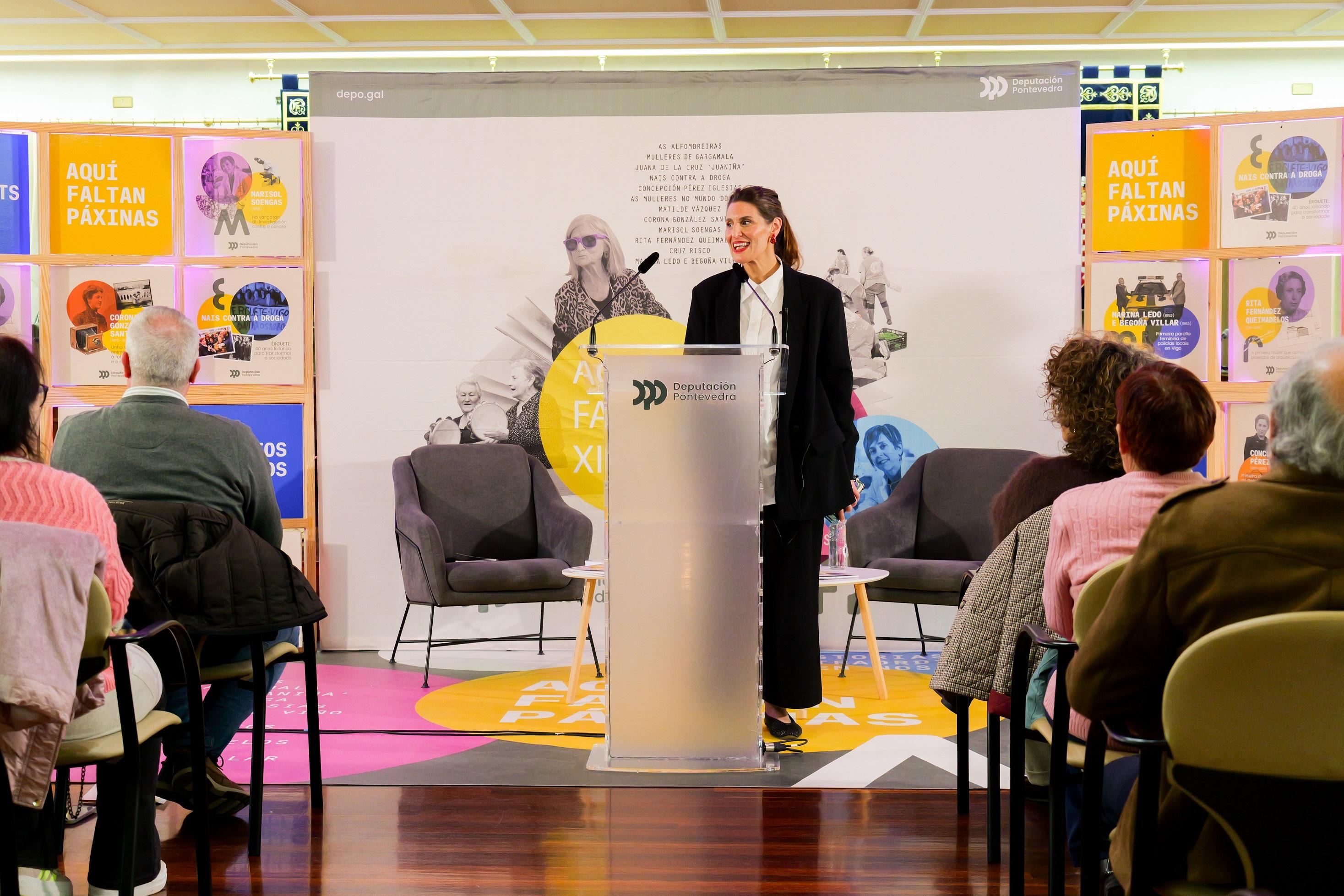 O Concello da Cañiza e a Deputación de Pontevedra renden homenaxe á arquitecta pioneira Rita Fernández Queimadelos