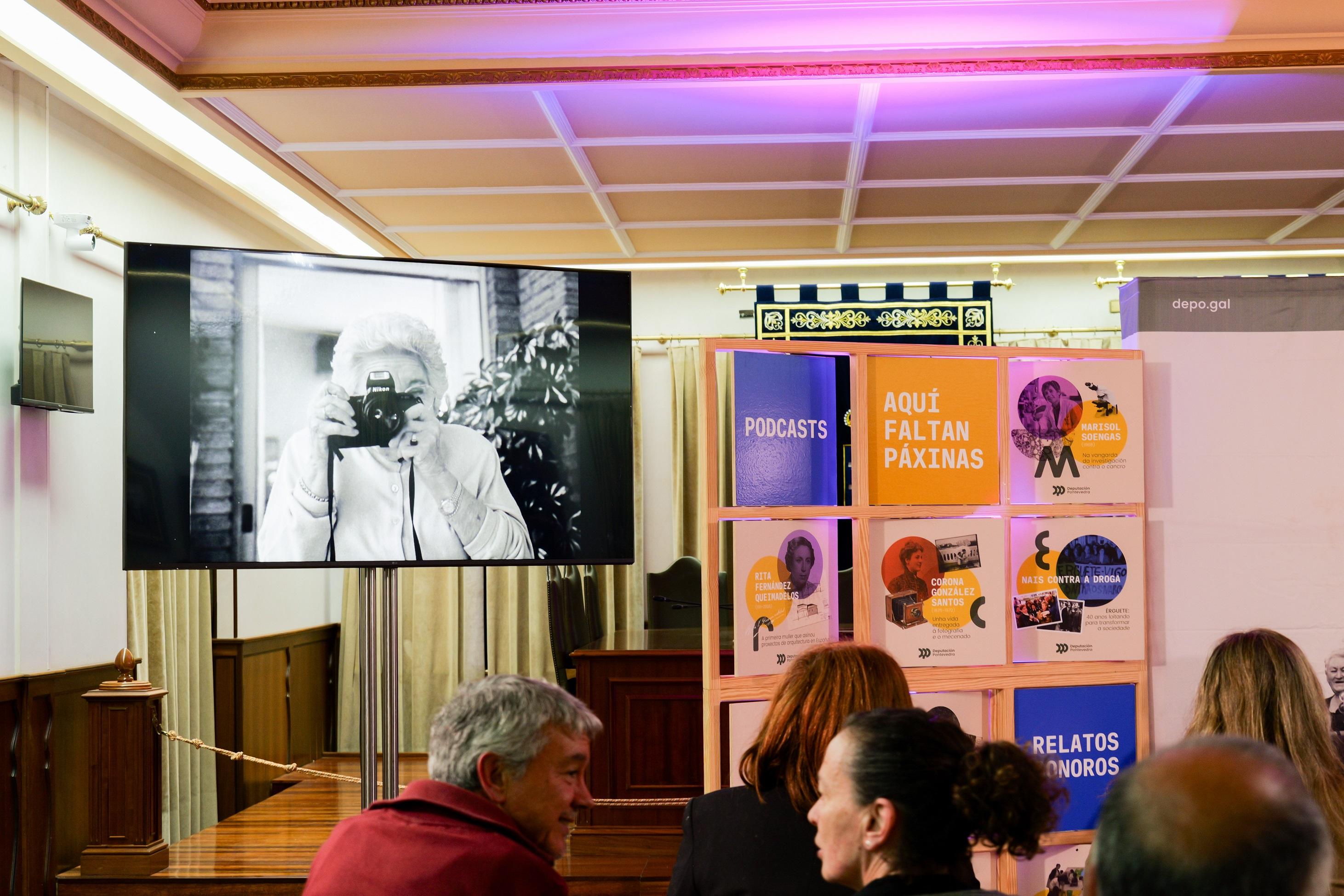 O Concello da Cañiza e a Deputación de Pontevedra renden homenaxe á arquitecta pioneira Rita Fernández Queimadelos