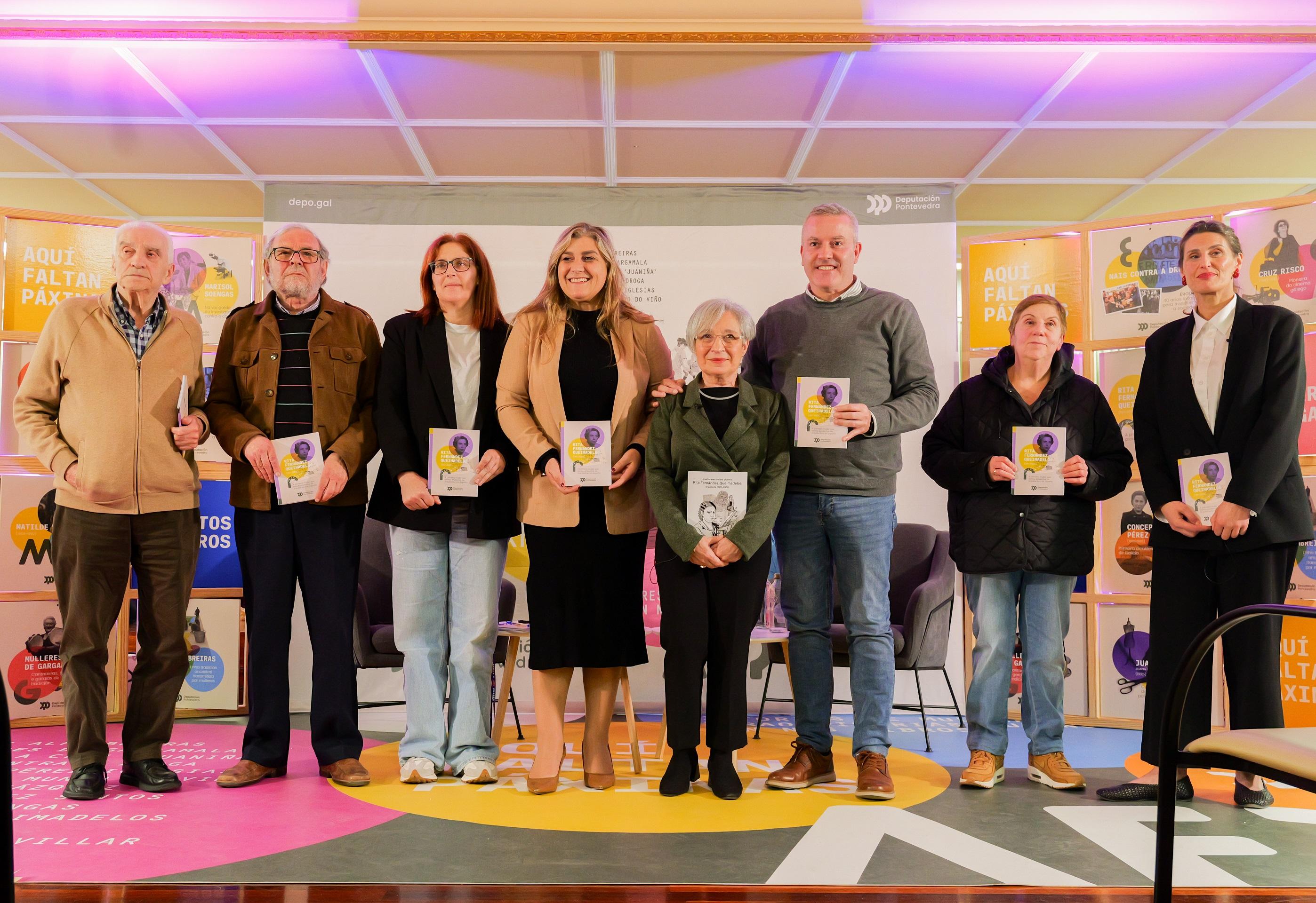 O Concello da Cañiza e a Deputación de Pontevedra renden homenaxe á arquitecta pioneira Rita Fernández Queimadelos