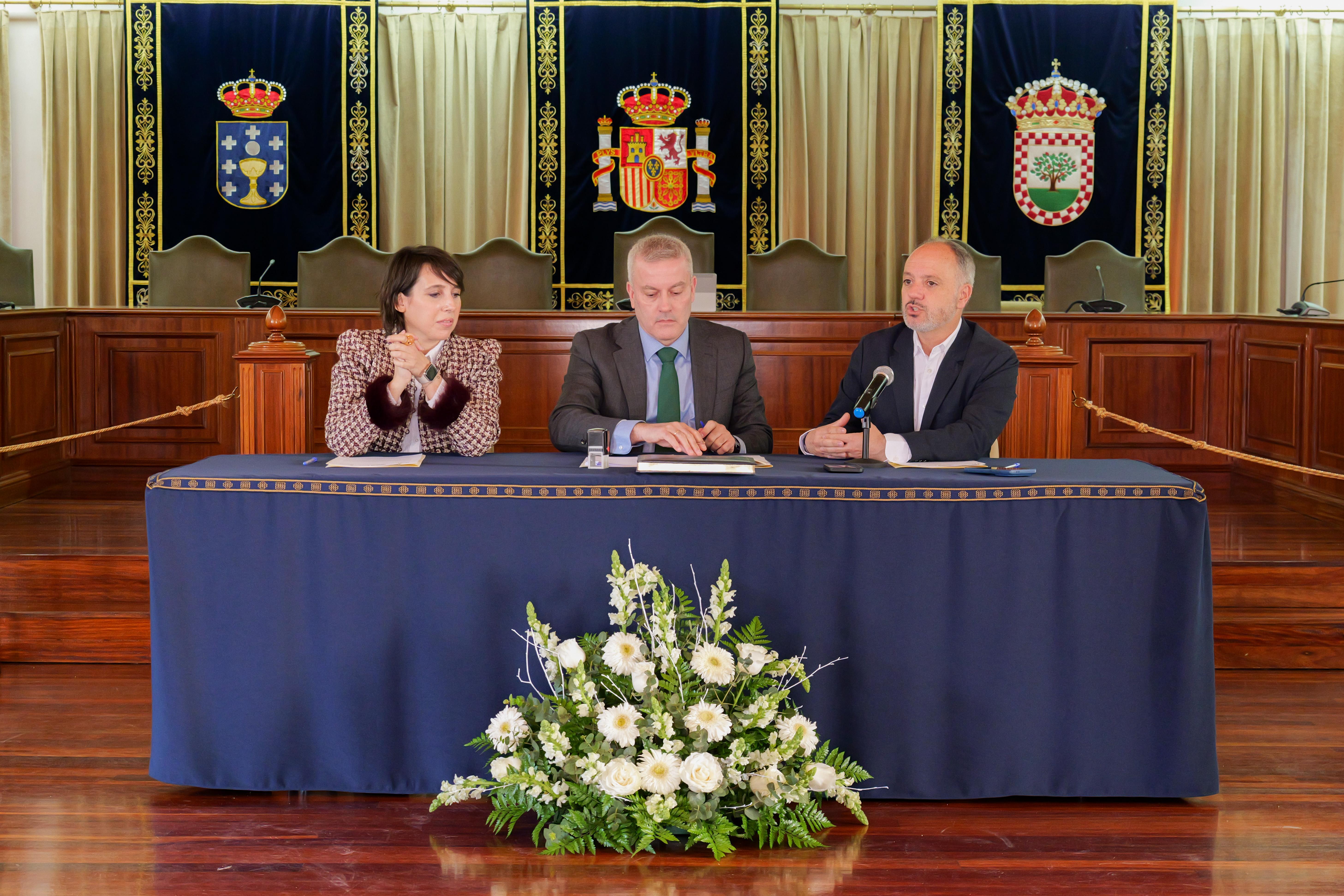 O Concello da Cañiza acolleu hoxe a sinatura do protocolo que impulsará o novo parque empresarial do Vieiro 