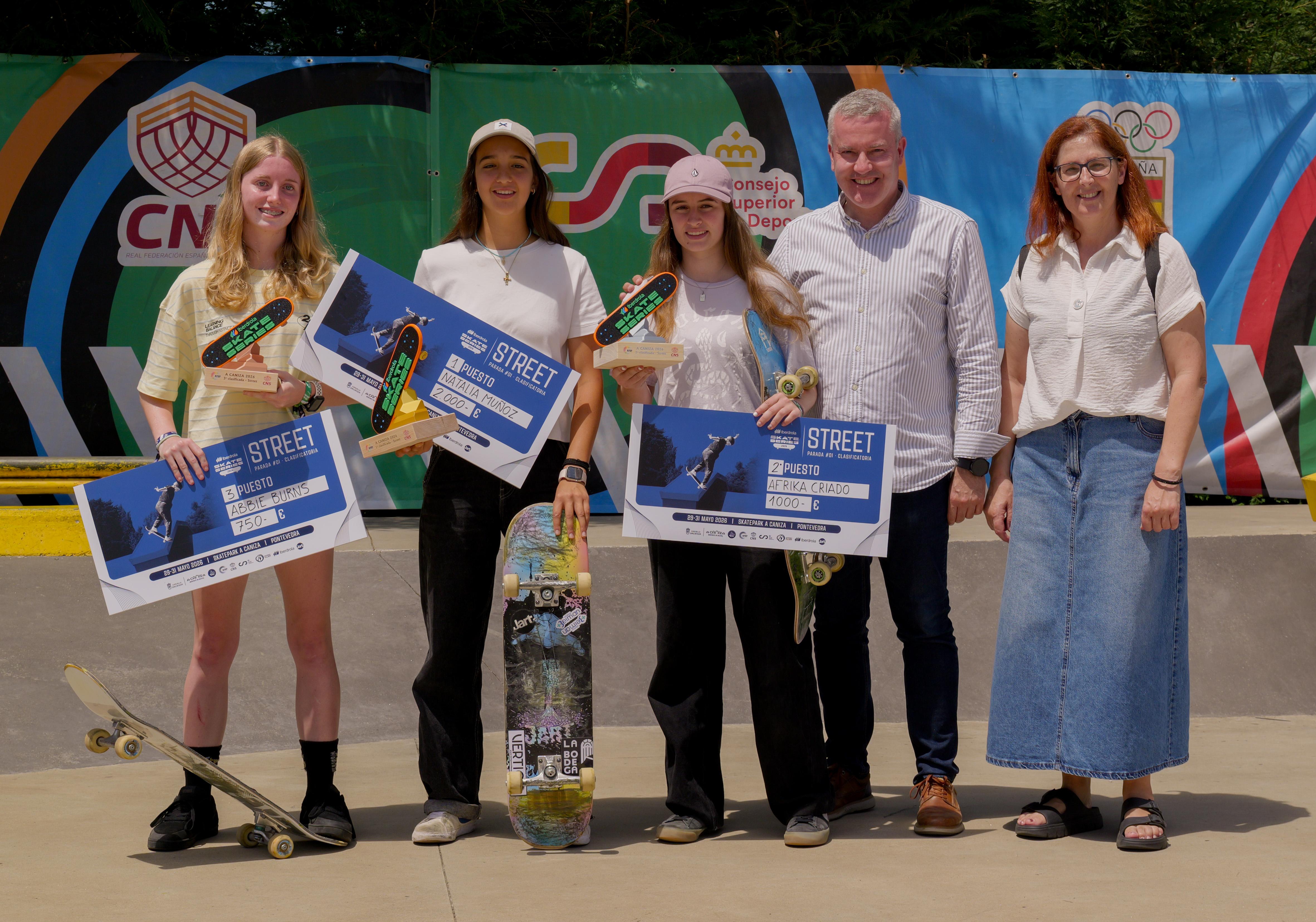A Caniza consolídase como referente do skateboarding tras acoller o arranque das Iberdrola Skate Series 2026