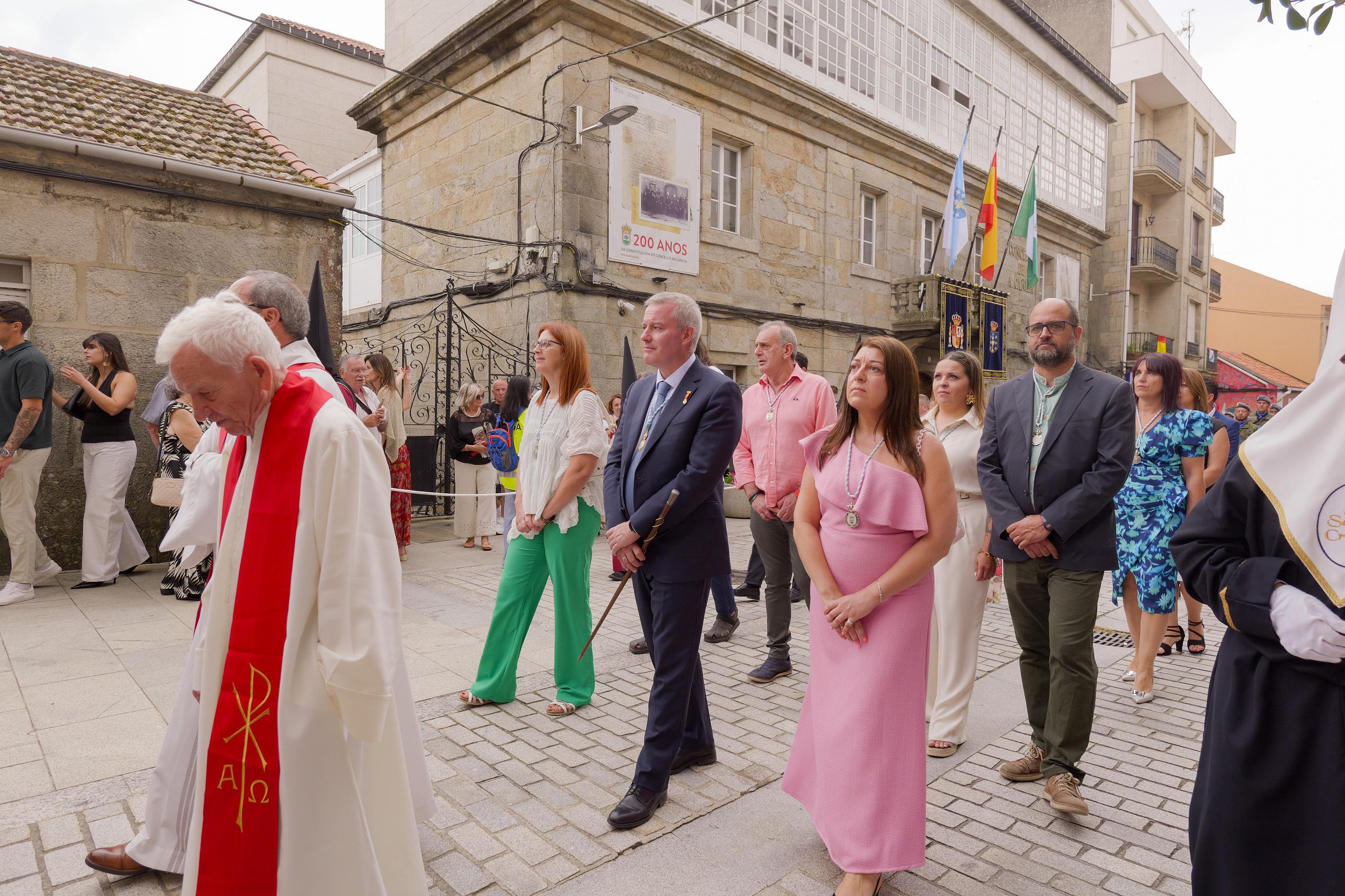 A Caniza celebra a festividade do Santísimo Cristo da Agonía