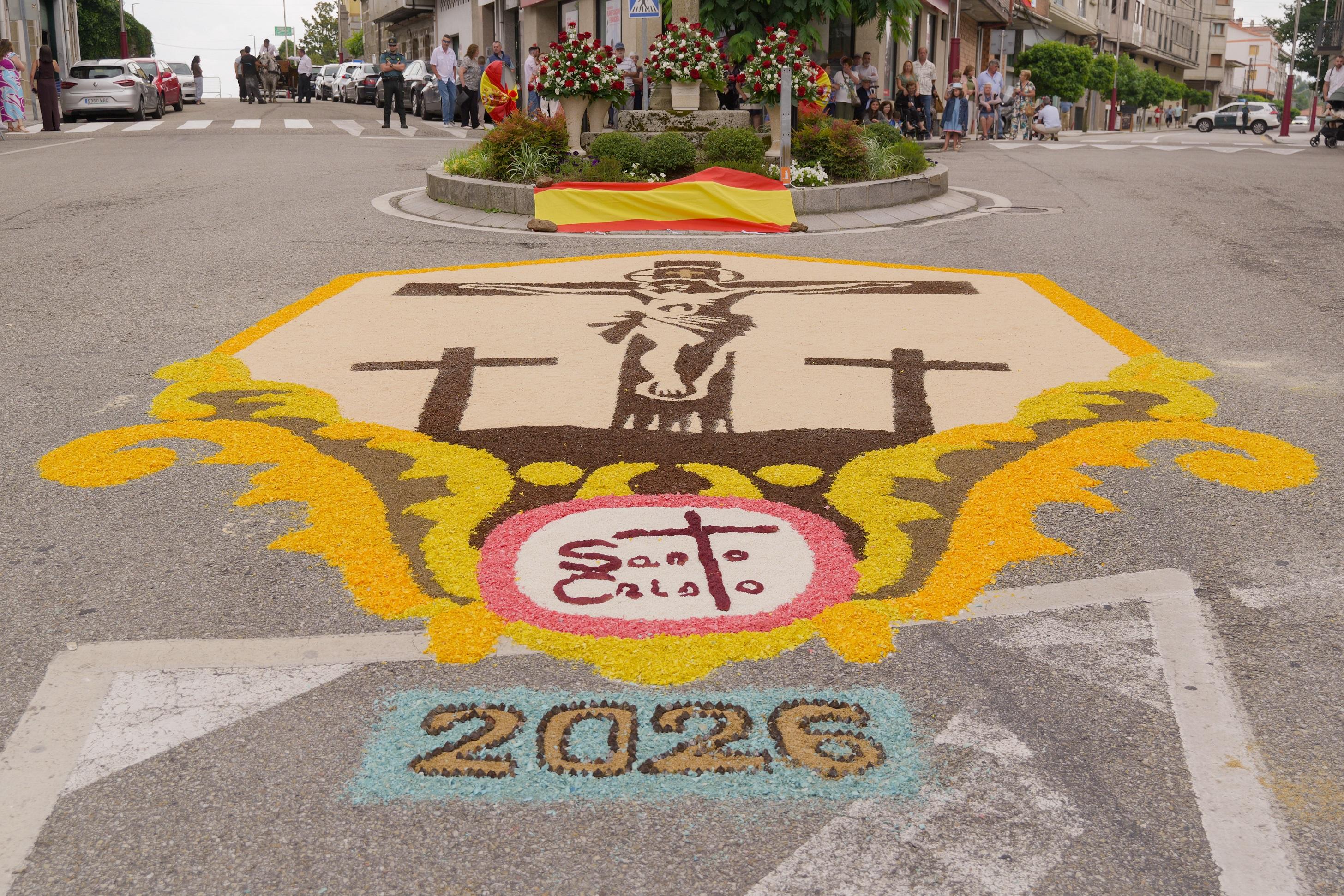 A Caniza celebra a festividade do Santísimo Cristo da Agonía