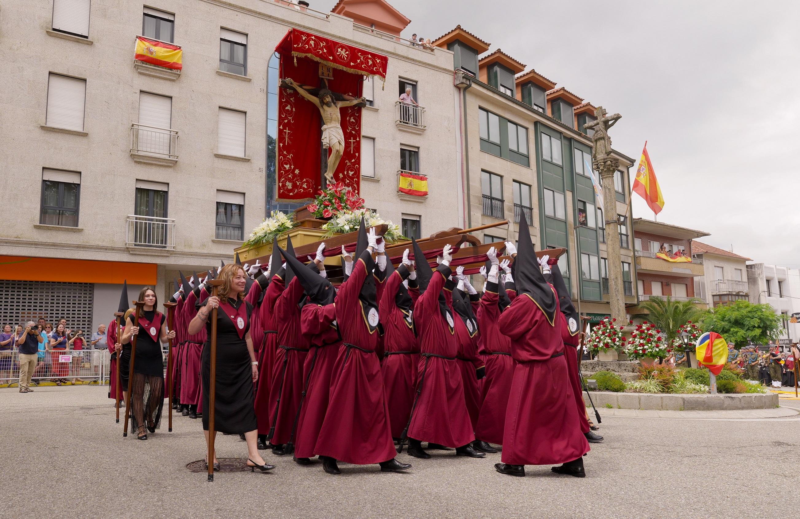 A Caniza celebra a festividade do Santísimo Cristo da Agonía