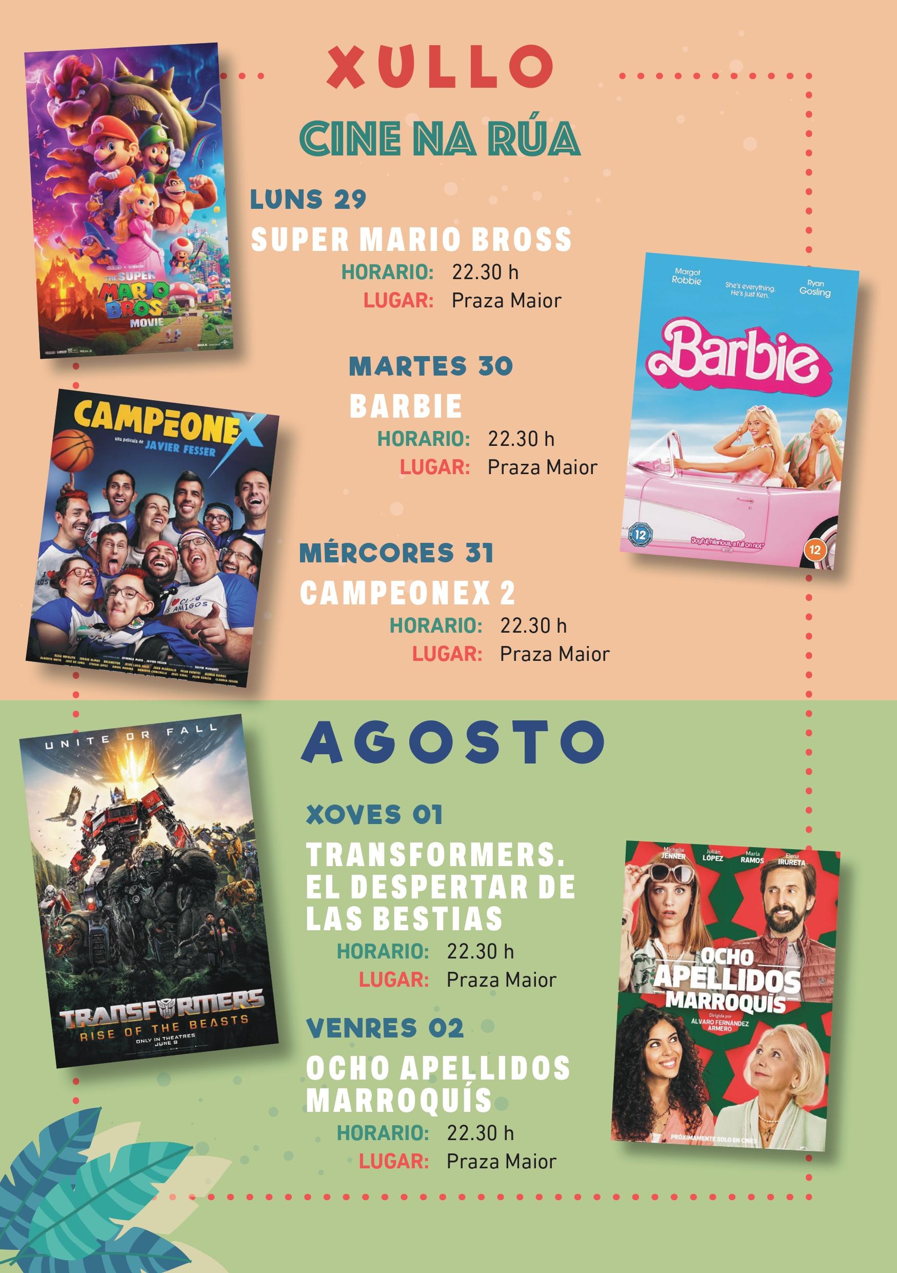 Programación do Verán Cultural e Deportivo Concello da Cañiza 2024