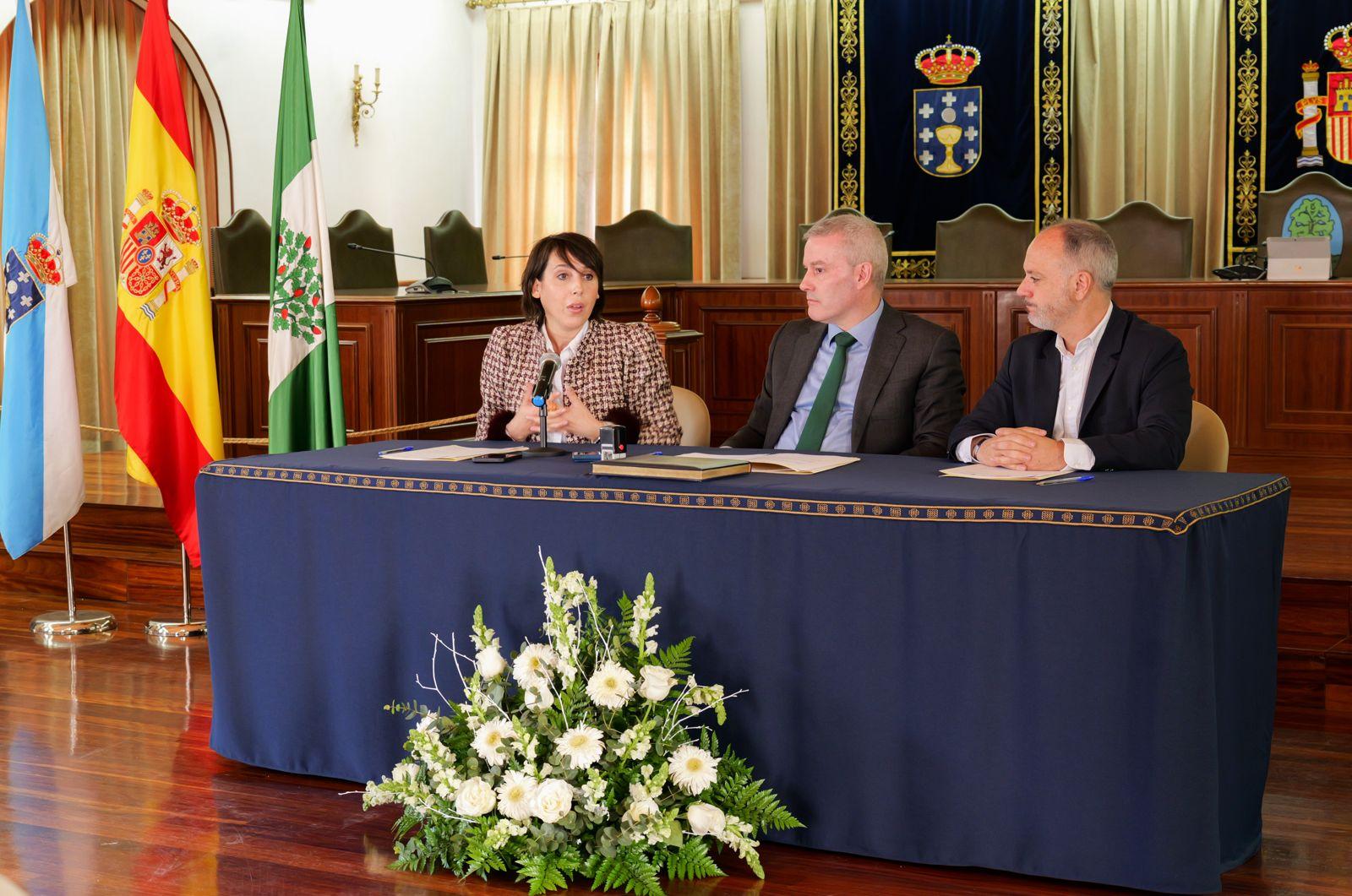 O Concello da Cañiza acolleu hoxe a sinatura do protocolo que impulsará o novo parque empresarial do Vieiro
