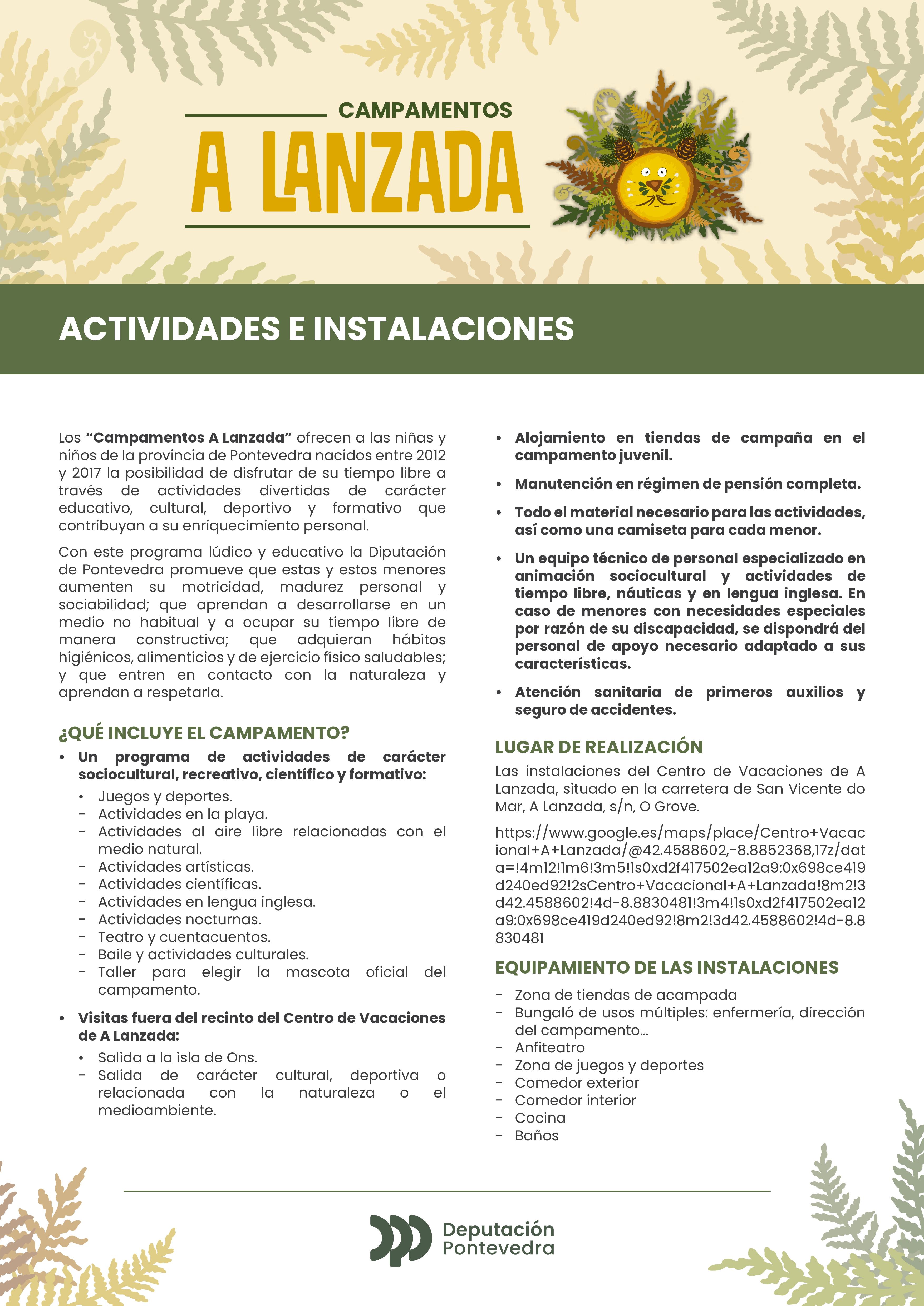 Campamentos A Lanzada 2025