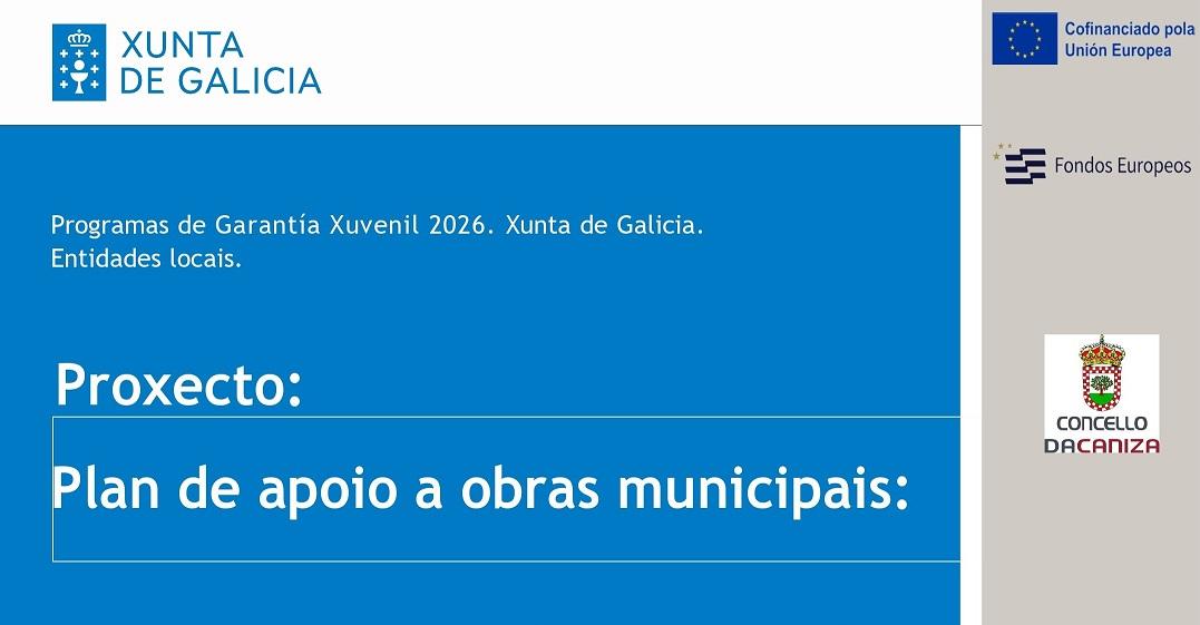 O Concello recibe unha axuda da Xunta ao abeiro do Programa de Garantía Xuvenil 2026 para contratar unha persoa moza desempregada