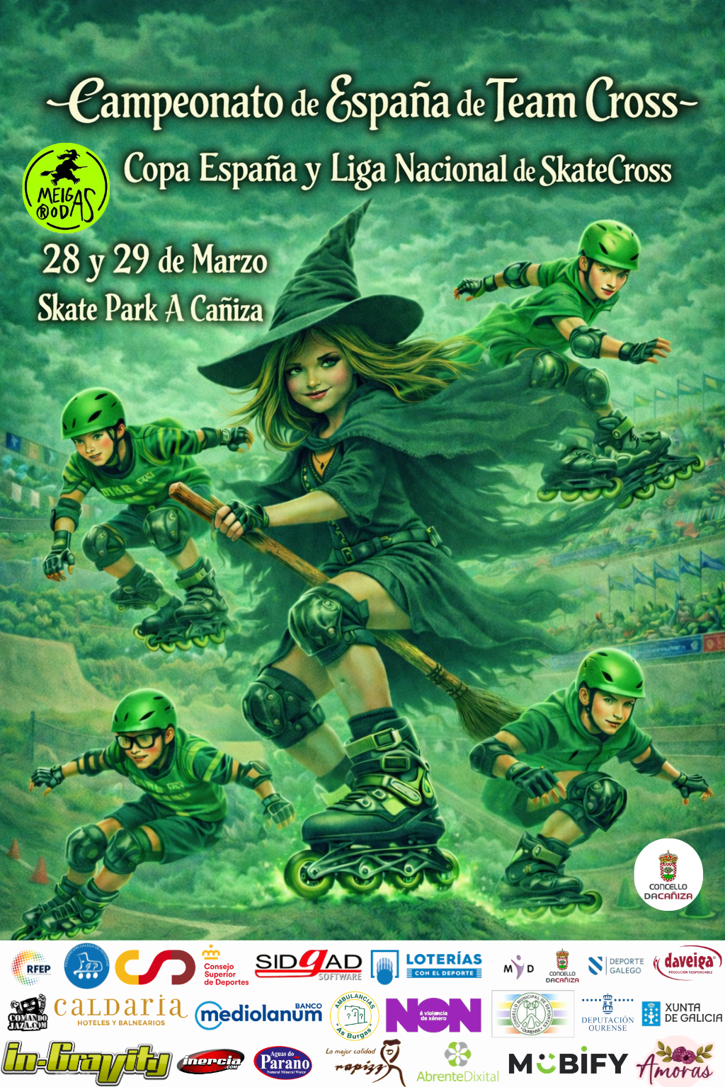 A Cañiza celebra a 1ª edición da proba estatal de SkateCross os días 28 e 29 de marzo