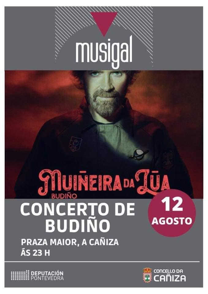 Concerto de Budiño coa xira Muiñeira na Lúa o venres 12 de agosto ás 23h na Praza Maior