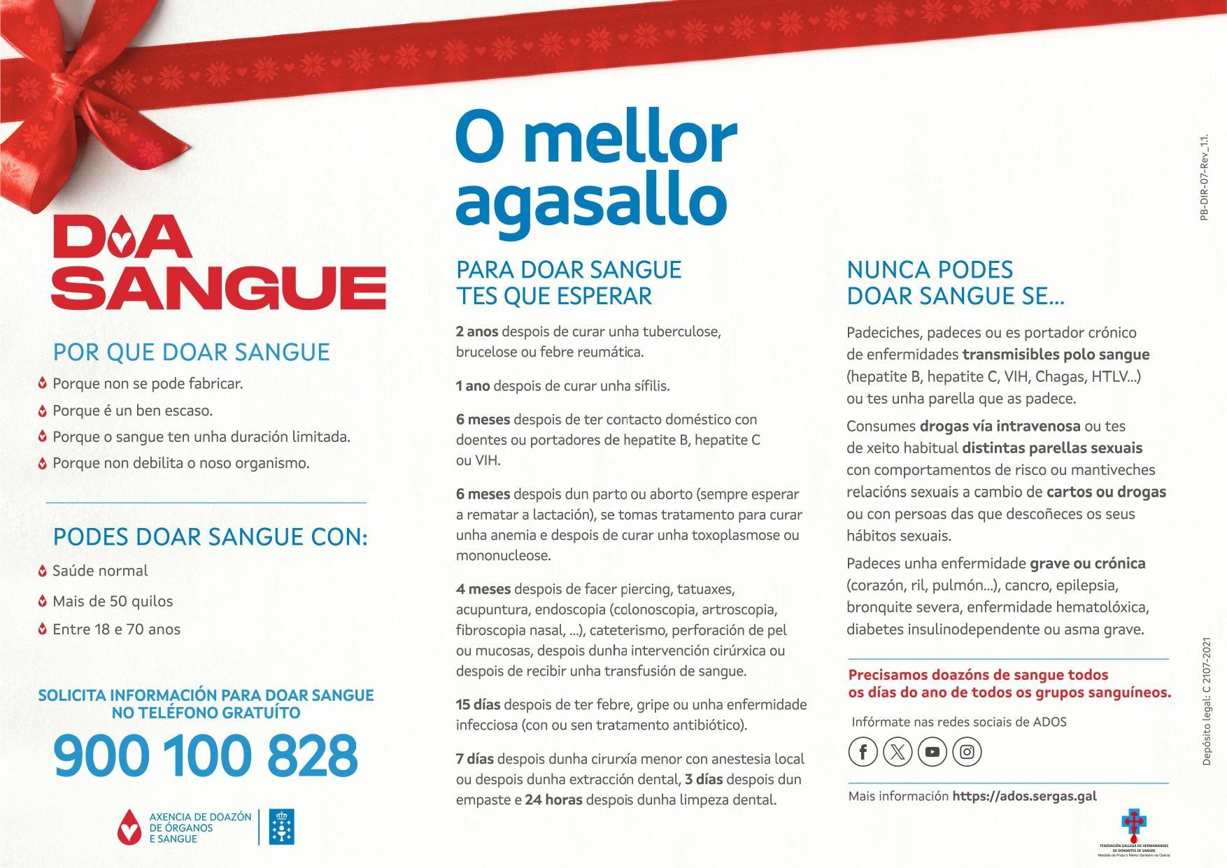 A unidade Móbil de ADOS estará na Cañiza o 16 de xuño de 2026 en horario de 10 a 14h e de 16 a 21h