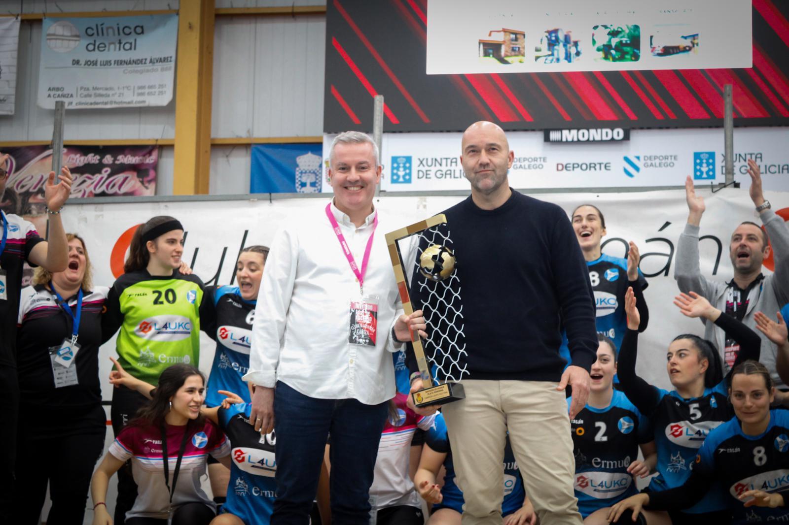 A Caniza viviu unha intensa fin de semana deportiva coa celebración da Fase de Ascenso á División de Honra Ouro Feminina de Balonmán