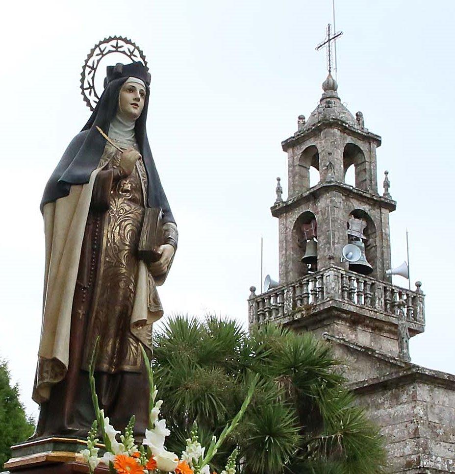 A Caniza honra á súa Patroa, Santa Teresa de Xesús, na súa festividade