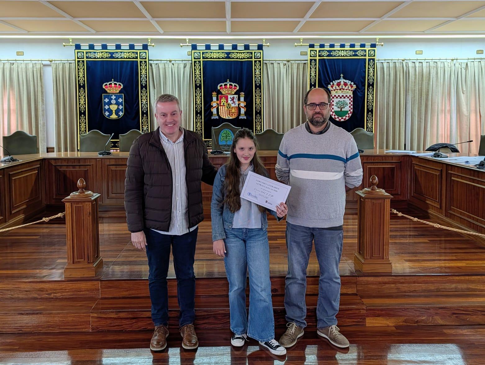 O Concello da Caniza entrega os premios dos certames literarios das Letras Galegas 2026