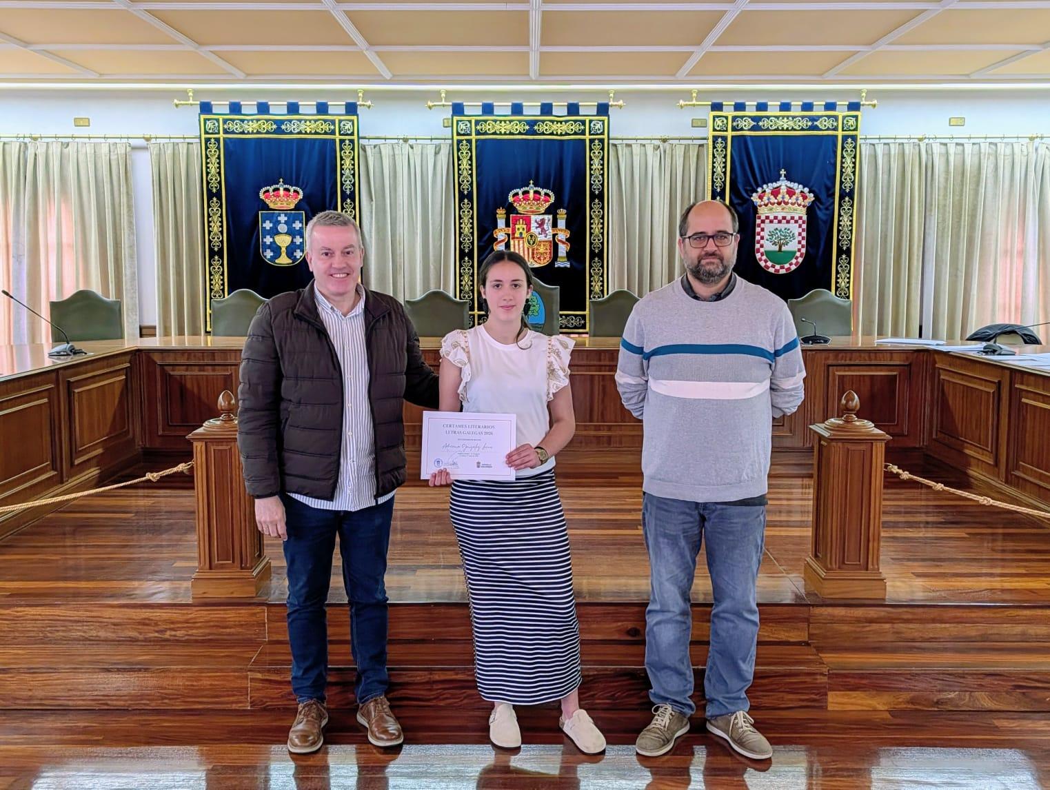 O Concello da Caniza entrega os premios dos certames literarios das Letras Galegas 2026