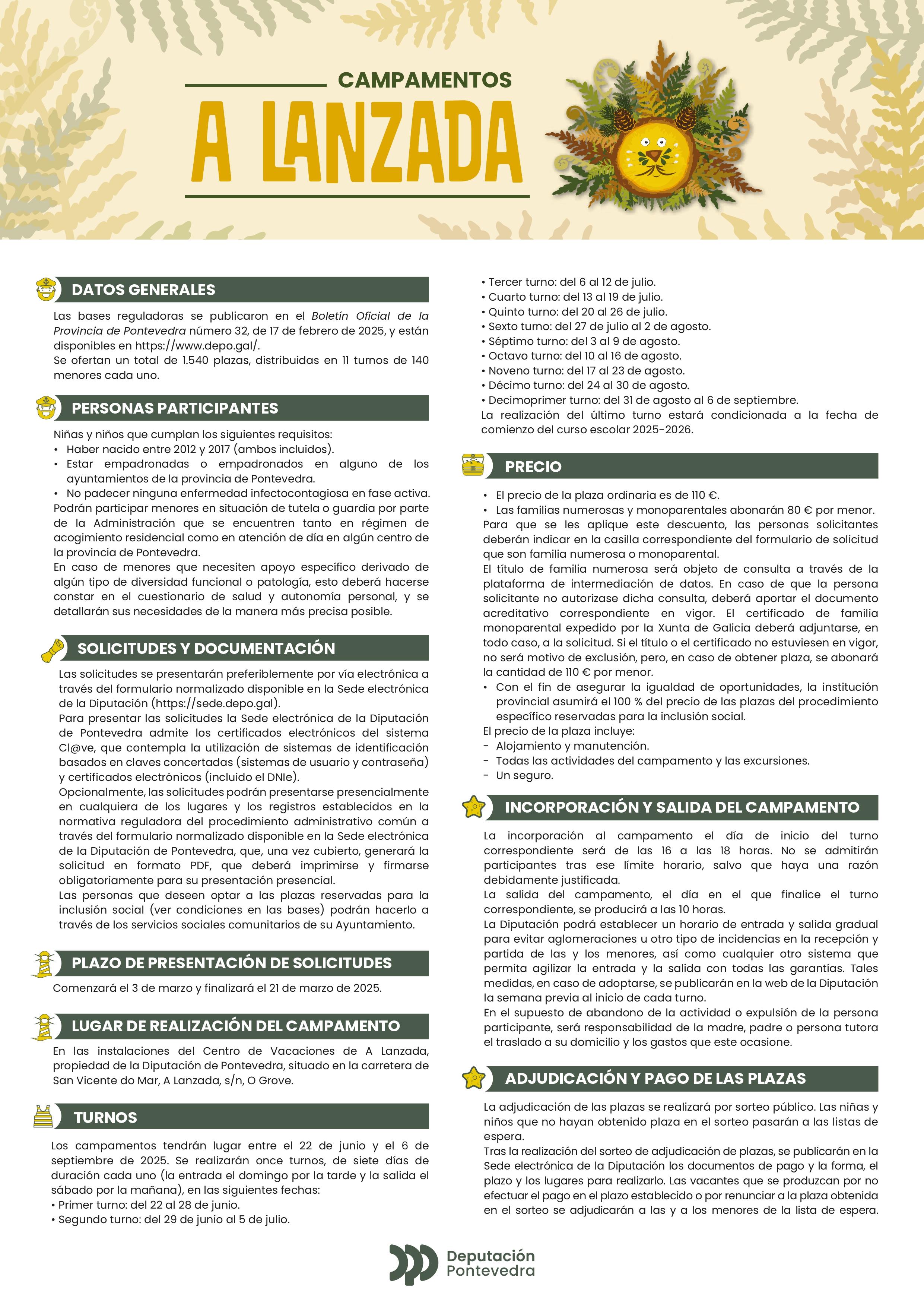 Campamentos A Lanzada 2025