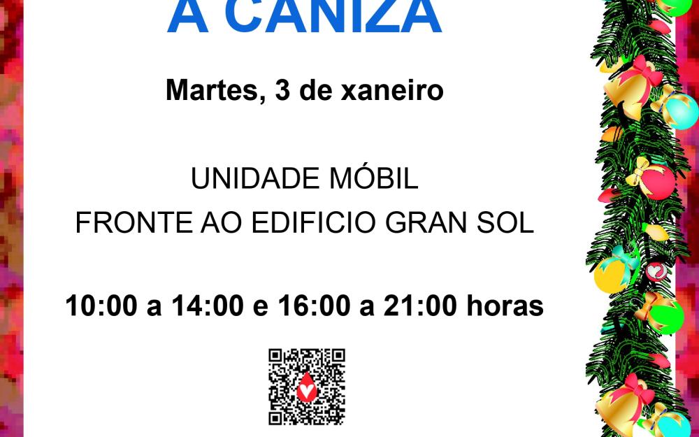 A unidade Móbil de ADOS estará na Cañiza o 3 de xaneiro de 2023 en horario de 10 a 14h e de 16 a 21h