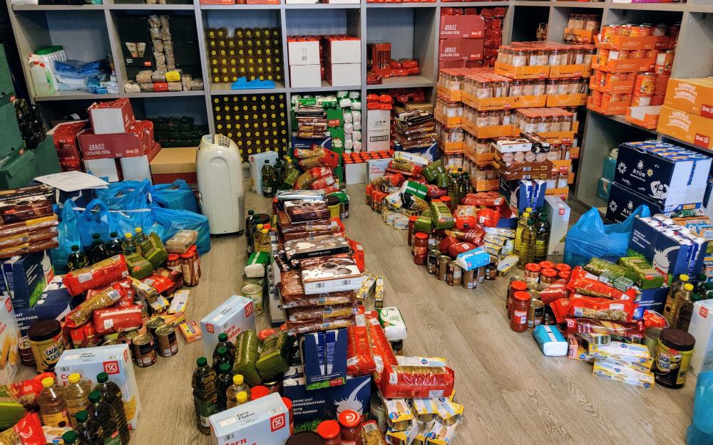 O Concello entregou neste 2021 cerca de 17.000 kilos de alimentos