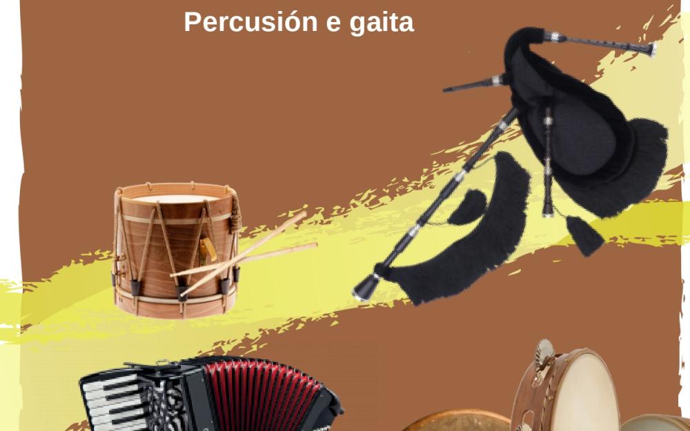 Clases de Percusión e Gaita. Curso 2025/26