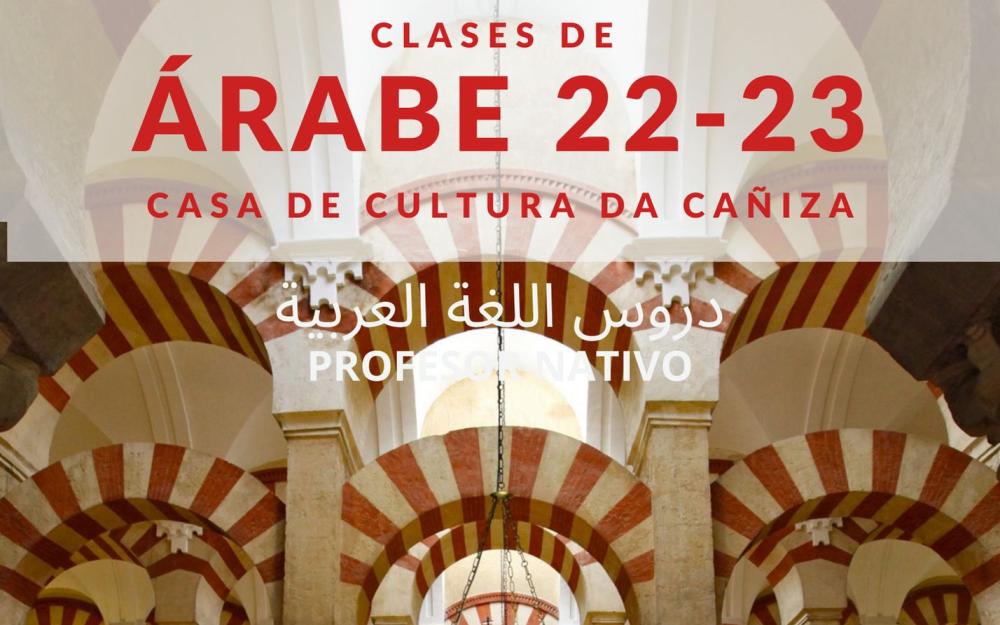 Clases de Árabe todos os martes a partires de outubro. curso 2022 2023
