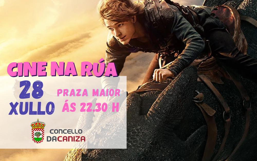 Proxección da película «Como adestrar o teu dragón 2025» no ciclo "Cine na Rúa"