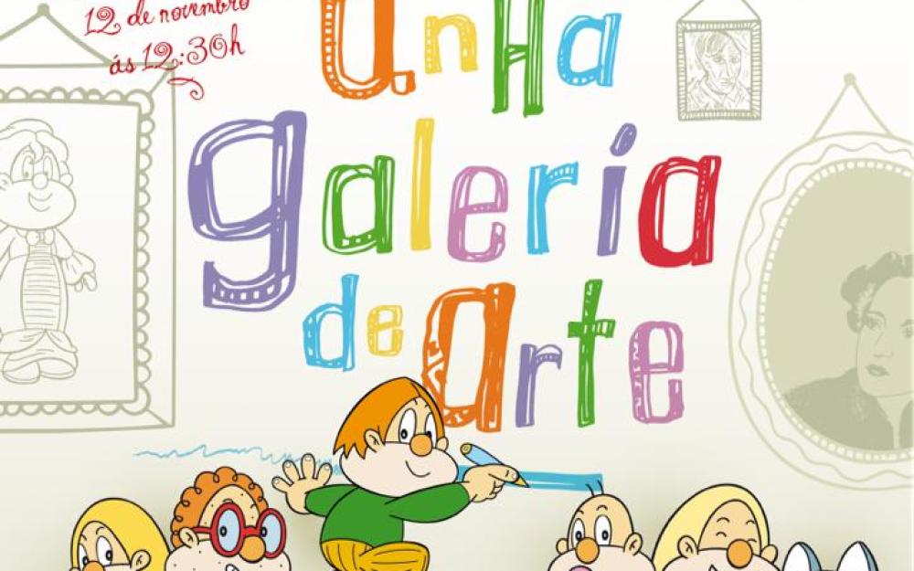 Teatro: Os bolechas en familia visitan unha galería de arte.