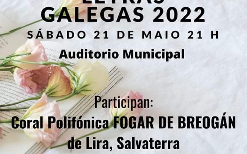 Concerto Coral con motivo da conmemoración do Día das Letras Galegas 2022