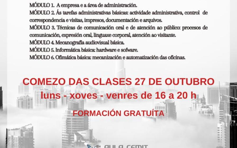 Curso de RECEPCIONISTA DE OFICINA
