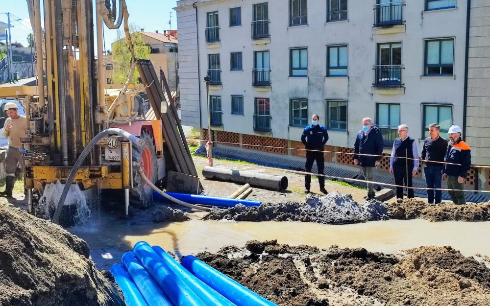 comezan as obras de construcción do novo pozo de barrena de O Rañadoiro