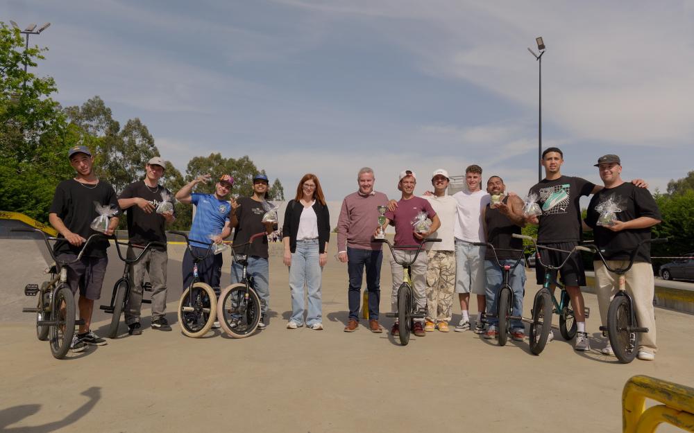 O skatepark municipal converteuse este 18 de abril en punto de encontro do BMX co “Game Of Bike LEAGUE”.