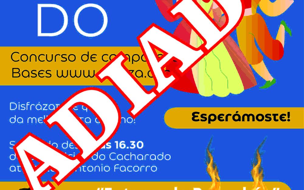  COMUNICADO OFICIAL:  ADIAMENTO DO PROGRAMA DO ENTROIDO 2026
