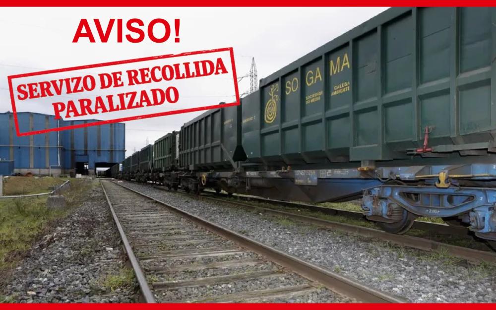 AVISO Á VECIÑANZA: paralización puntual do Servizo de Recollida de Lixo