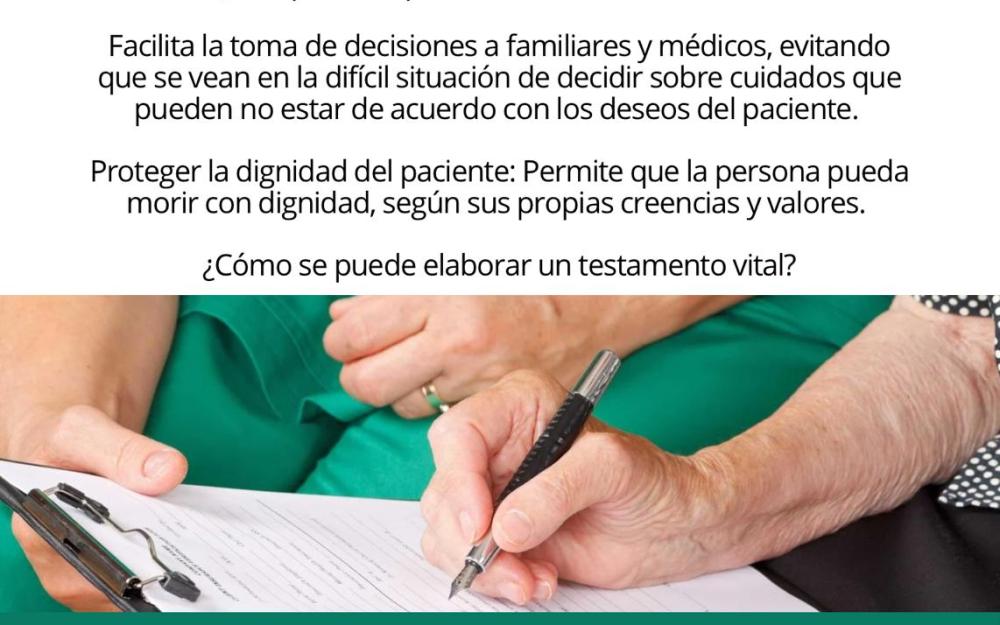 Charla sobre o « Testamento Vital »