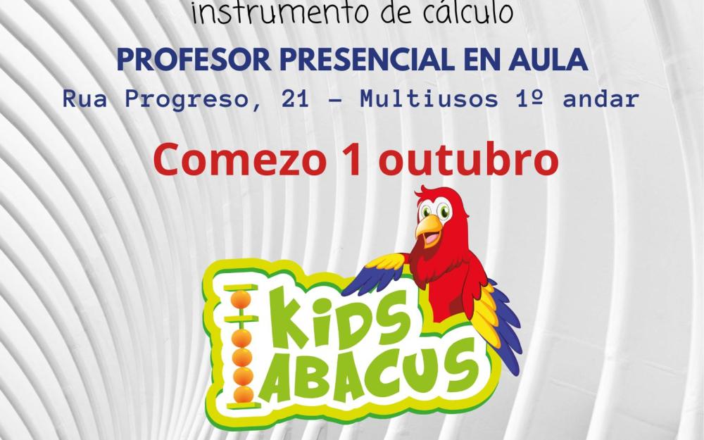 Novo curso ABACUS KIDS 2022 2023