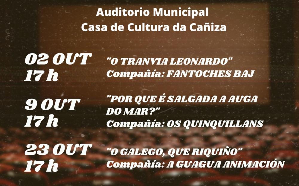 Comezamos unha nova temporada de TEATRO DE OUTONO