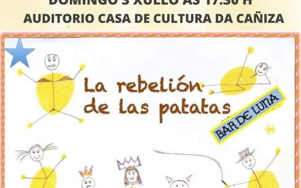 o 3 xullo os alumnos da escola de teatro representan a obra A Rebelion das Patatas