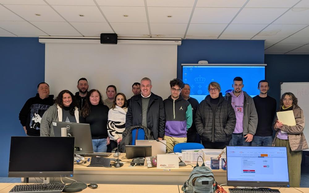 Visita do Alcalde ao alumnado do curso DIXIGAL – Nivel Avanzado