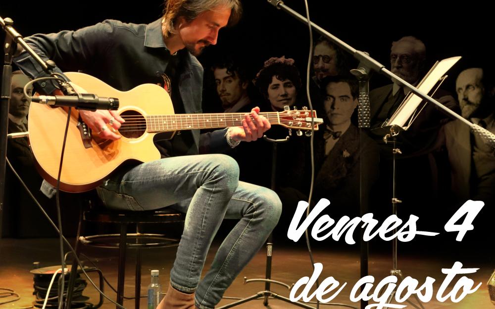 Concerto de Pablo VIla o venres 4 de agosto ás 21.30h no recinto das Augas Férreas