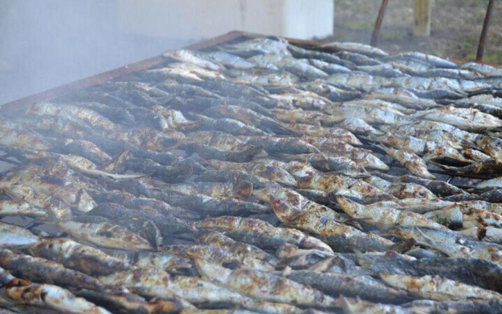 Sardiñada popular o 21 de agosto de 2022 na Carballeira do Cacharado