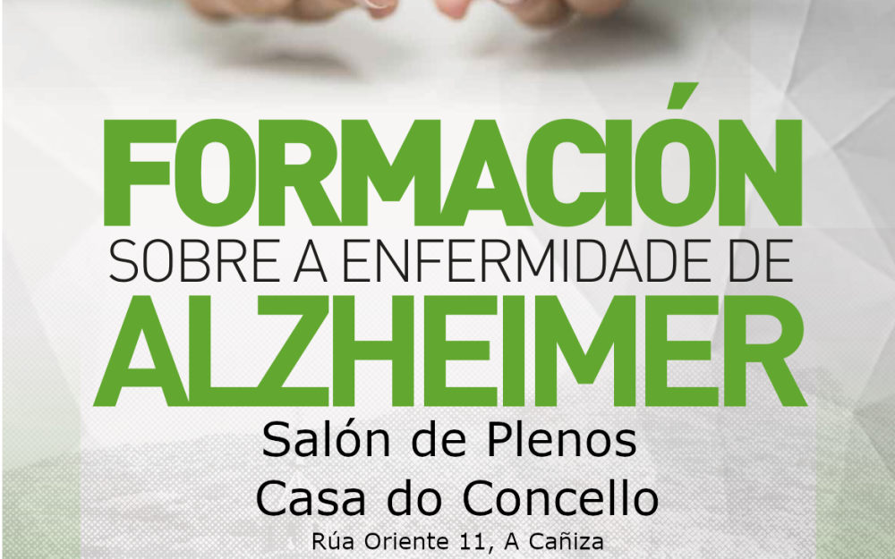O Concello da Cañiza acolle unha Xornada formativa sobre a enfermidade Alzheimer o 24 de novembro