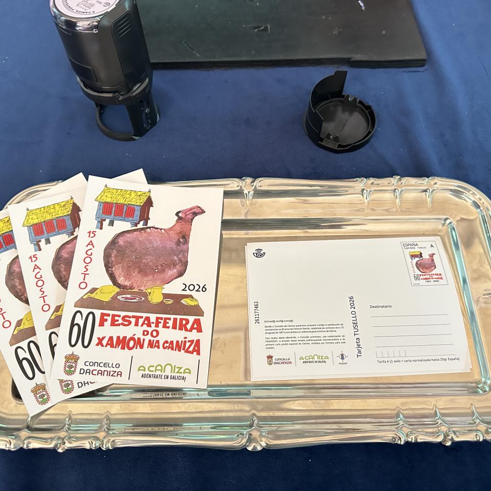 A Caniza acolle a 1ª Exposición Filatélica da súa historia