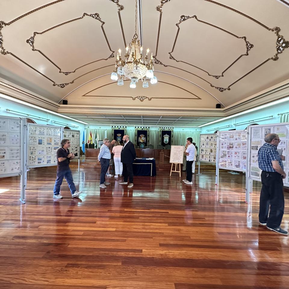 A Caniza acolle a 1ª Exposición Filatélica da súa historia