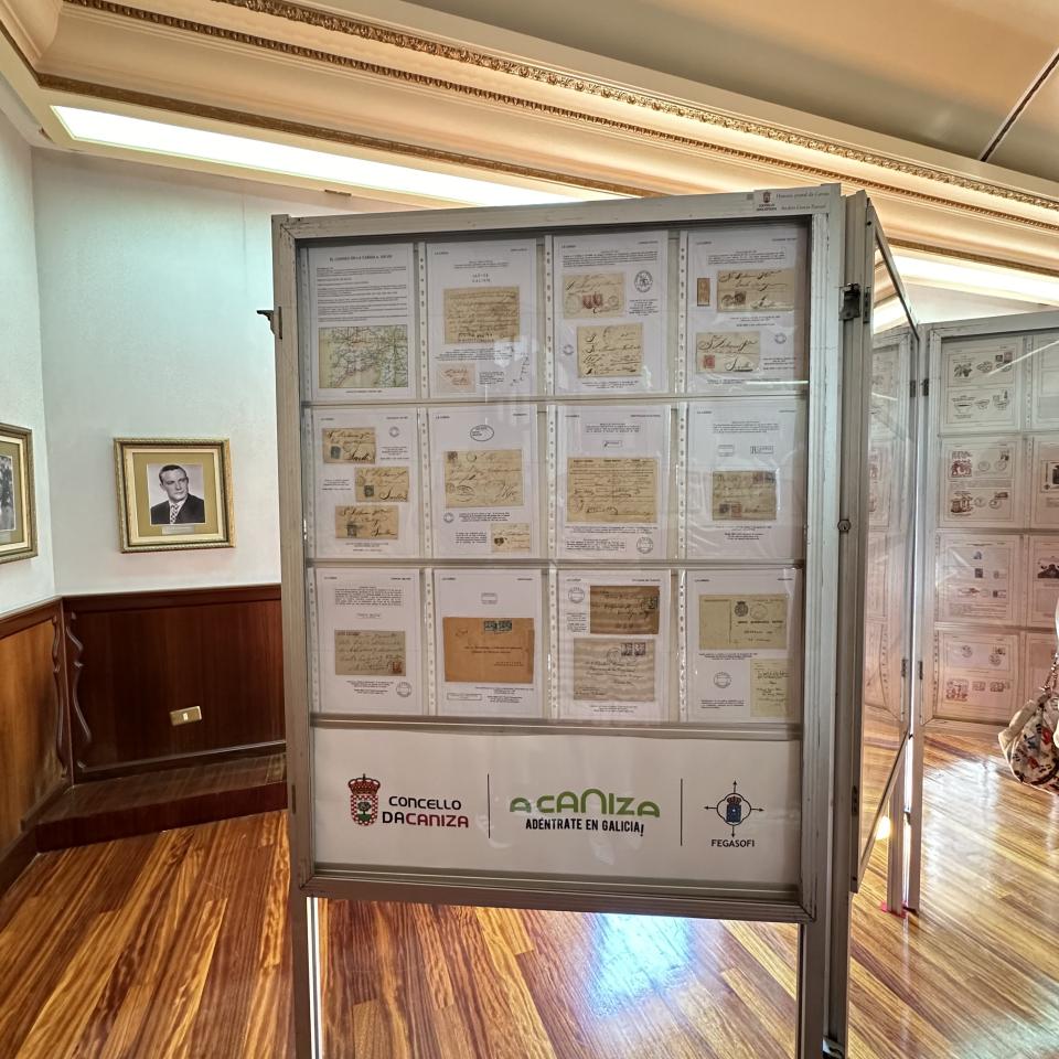 A Caniza acolle a 1ª Exposición Filatélica da súa historia
