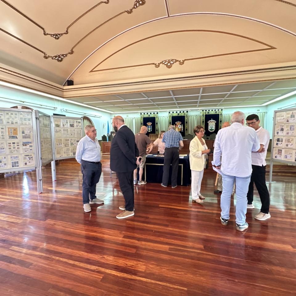 A Caniza acolle a 1ª Exposición Filatélica da súa historia