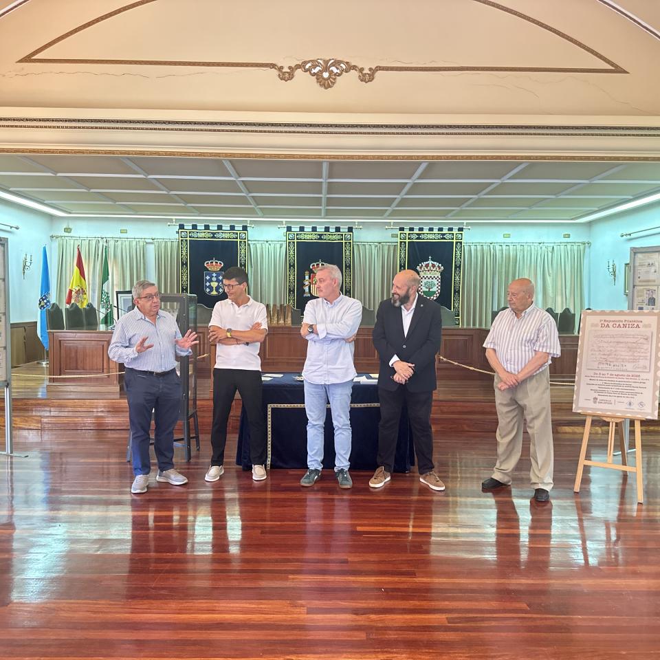 A Caniza acolle a 1ª Exposición Filatélica da súa historia