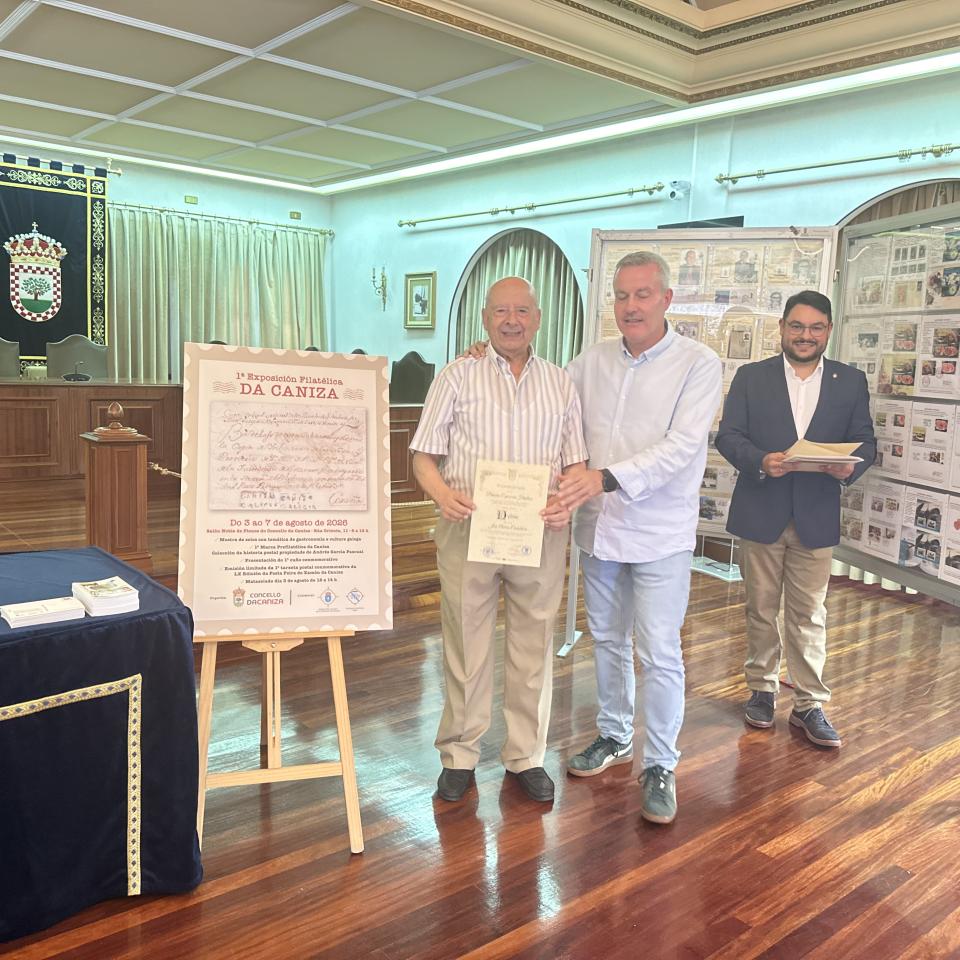 A Caniza acolle a 1ª Exposición Filatélica da súa historia