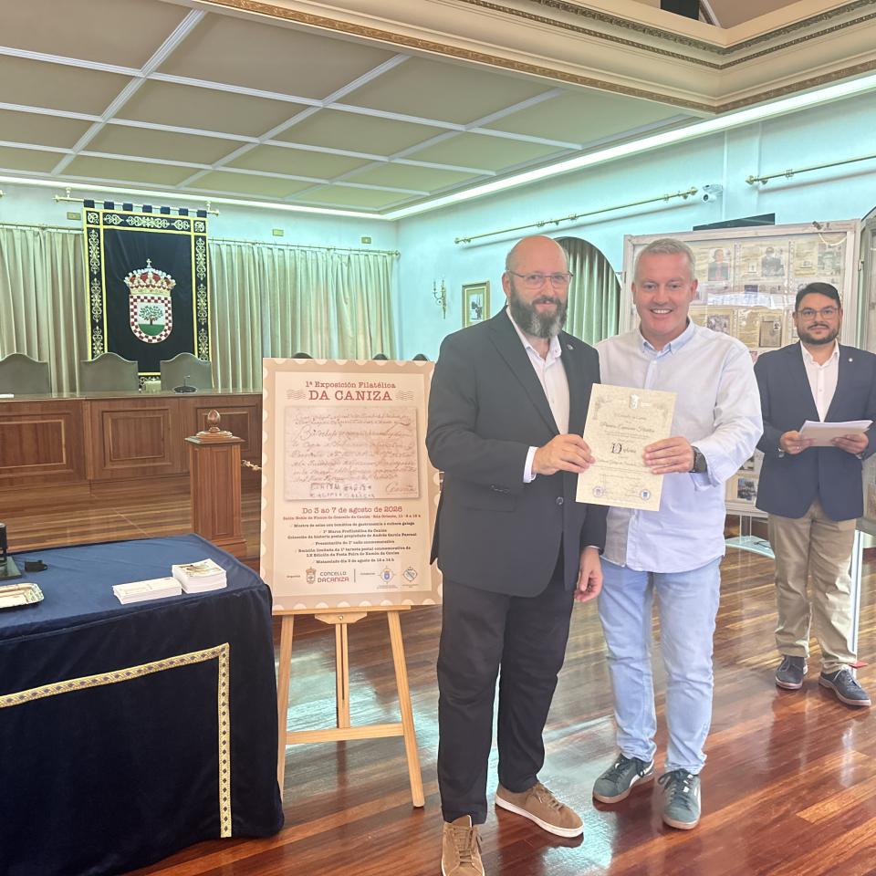 A Caniza acolle a 1ª Exposición Filatélica da súa historia